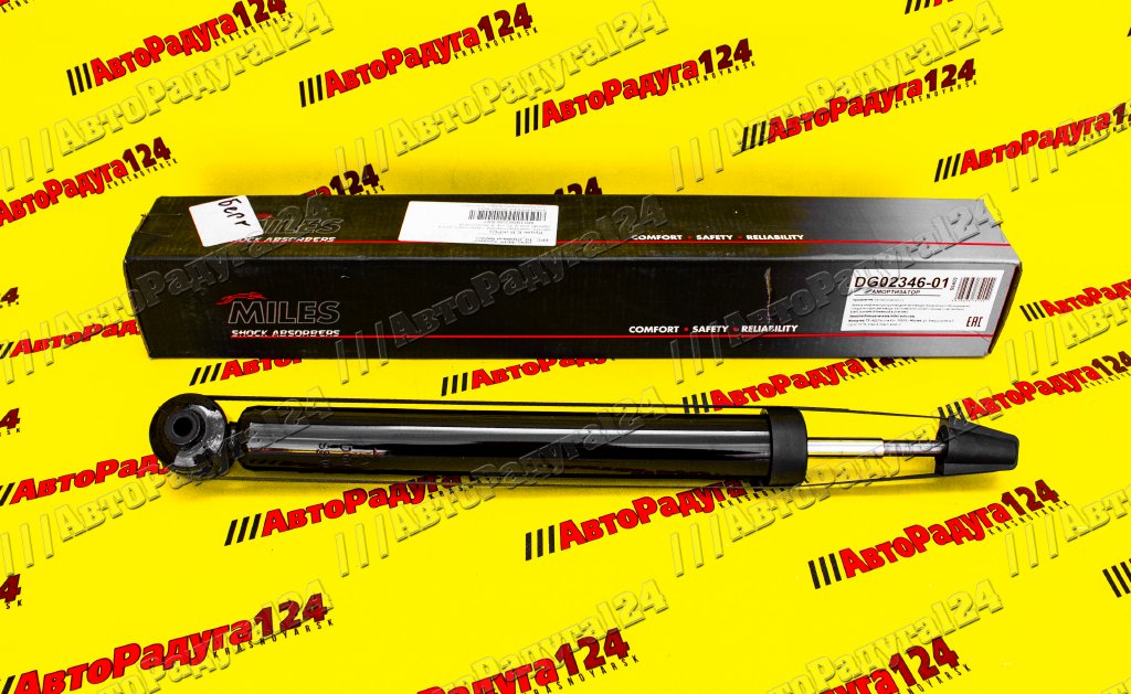 Амортизатор Chevrolet Aveo T200, T250 (2002-2011) газ задний (DG02346) (Miles)