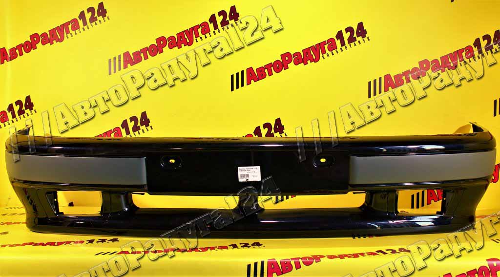 Бампер ВАЗ 2114, 2115 передний Млечный путь с полосой (606)