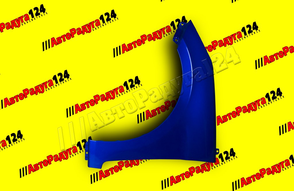 Крыло Hyundai Solaris (2011-2017) переднее левое Синий перламутр (WGM) (Без повторителя)