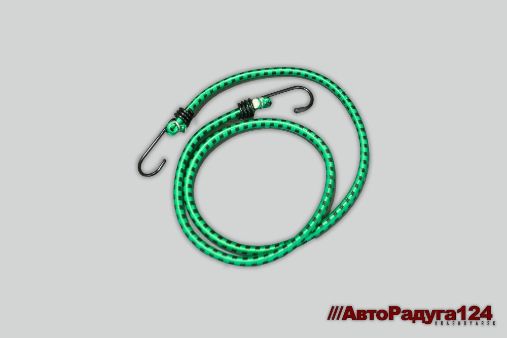 Стяжка для груза резиновая  8 мм*1,1 м с 2 крючками (LECAR000040105)