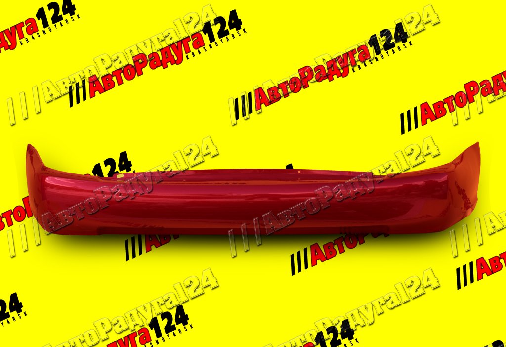 Бампер Hyundai Accent, Хендай Акцент задний Малина (R01)