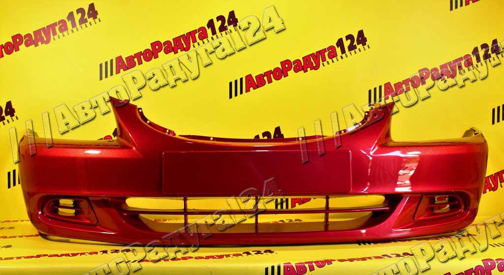 Бампер Hyundai Accent, Хендай Акцент передний Малина (R01)