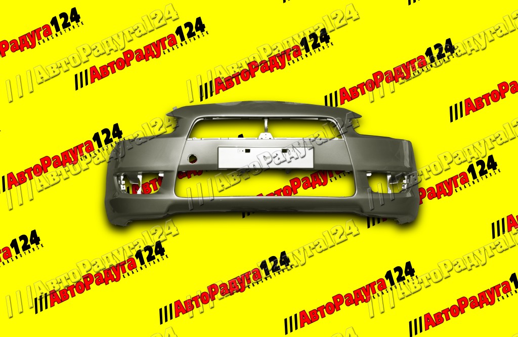 Бампер Mitsubishi Lancer X, Митсубиси Лансер 10 (2007-2010) передний Бежевый (S18)