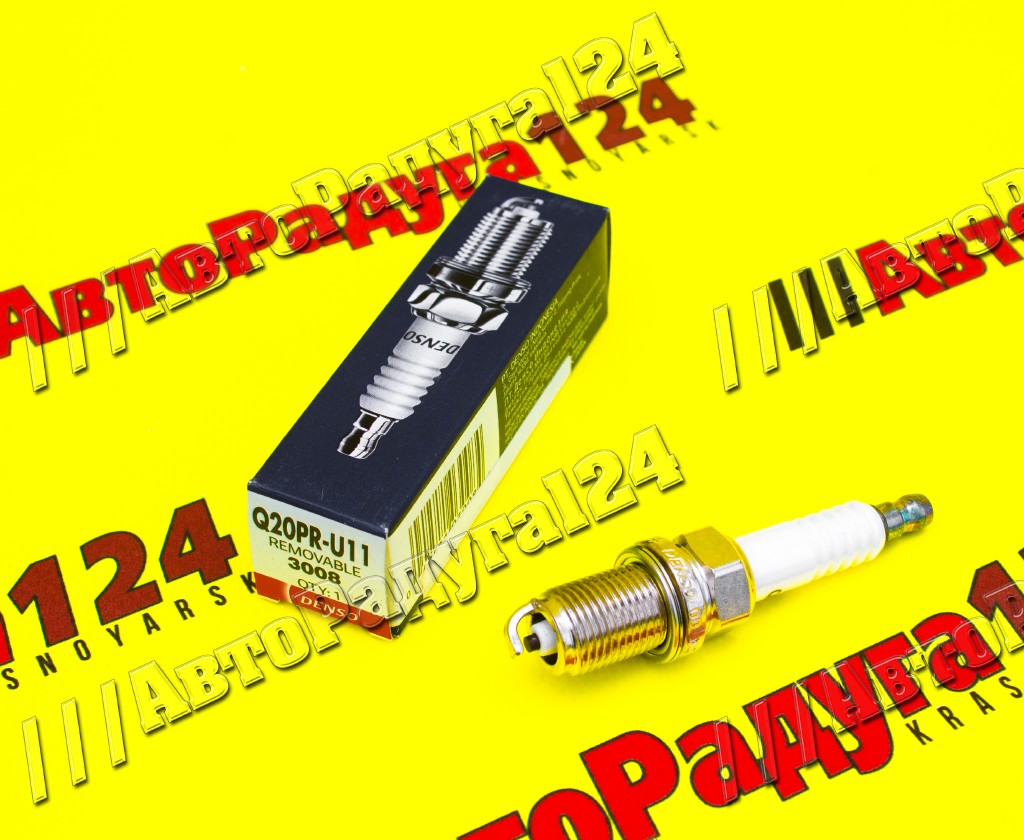 Свеча ВАЗ 2110, 2170, 2190, Лада Веста, Ларгус, XRay (16 кл.) (Q20PRU11) (3008) (DENSO)