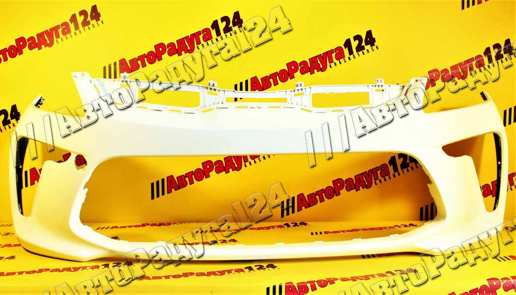 Бампер Kia Rio, Киа Рио (2017-) передний Белый (PGU)