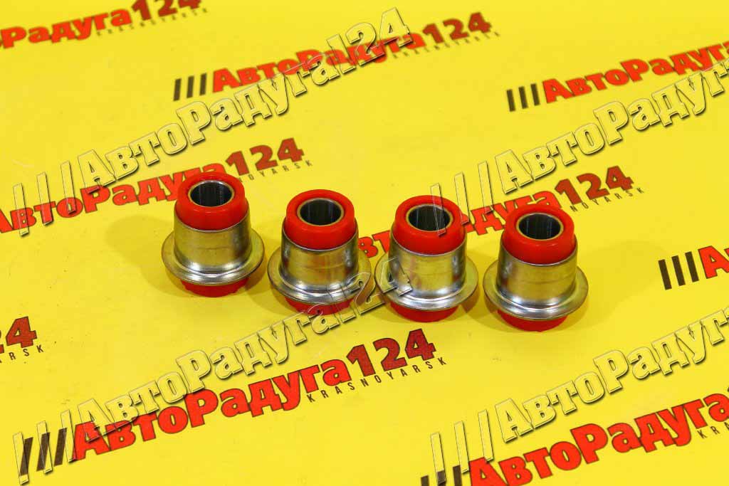 Сайлентблоки передних рычагов ВАЗ 2107 нижних, 2121 верх полиуретан (Компл.) (A-sport)
