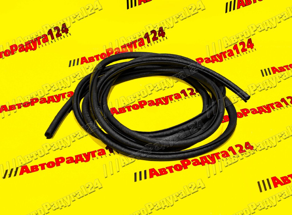 Уплотнитель двери УАЗ 452, 3741 передней (4,1 м) (проема) (3741-6107025) (452-6107025)