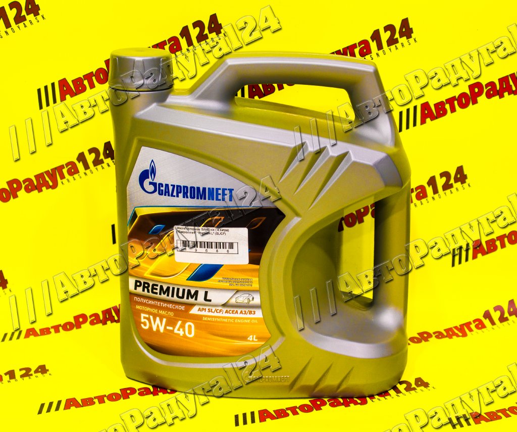 Масло моторное  5W40 п/с Gazpromneft Premium L  4л (SL/CF)