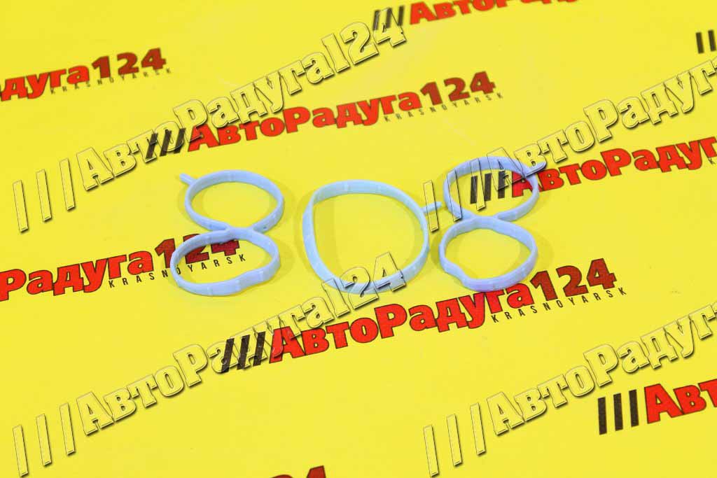 Прокладка ресивера ВАЗ 2190,2192 (16-ти кл.) газового канала (силикон) (Компл.-5 шт.) (Д)