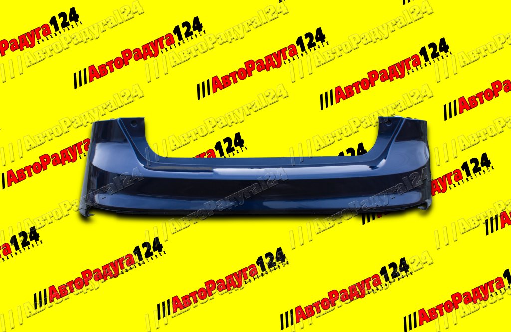 Бампер Ford Focus 3, Форд Фокус 3 Х/Б (2010-2015) задний Ink Blue (3CYC)