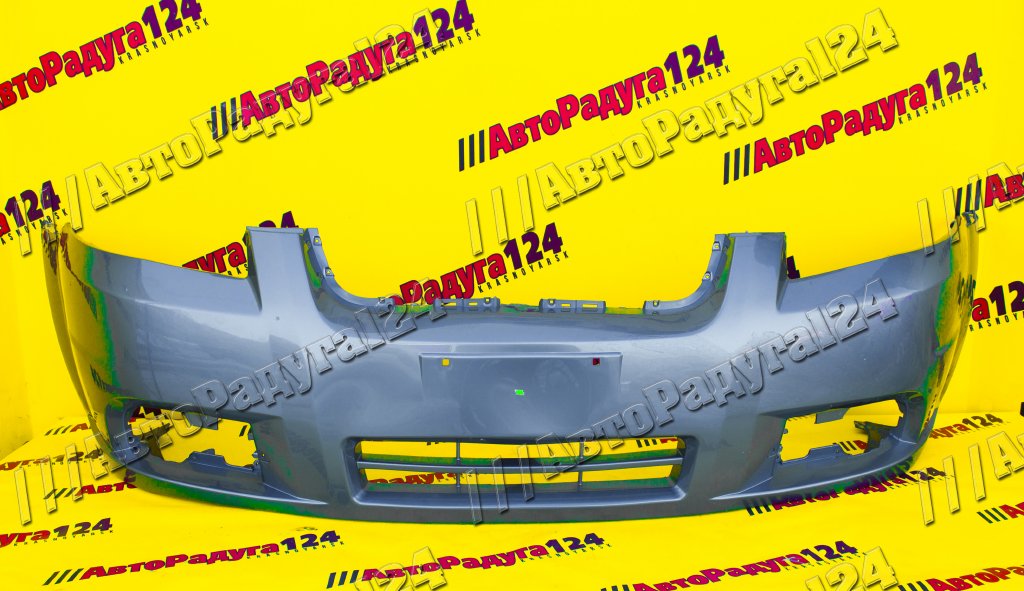 Бампер Chevrolet Aveo, Шевроле Авео (2006-2011) Седан (T250) передний Misty Blue (05U)