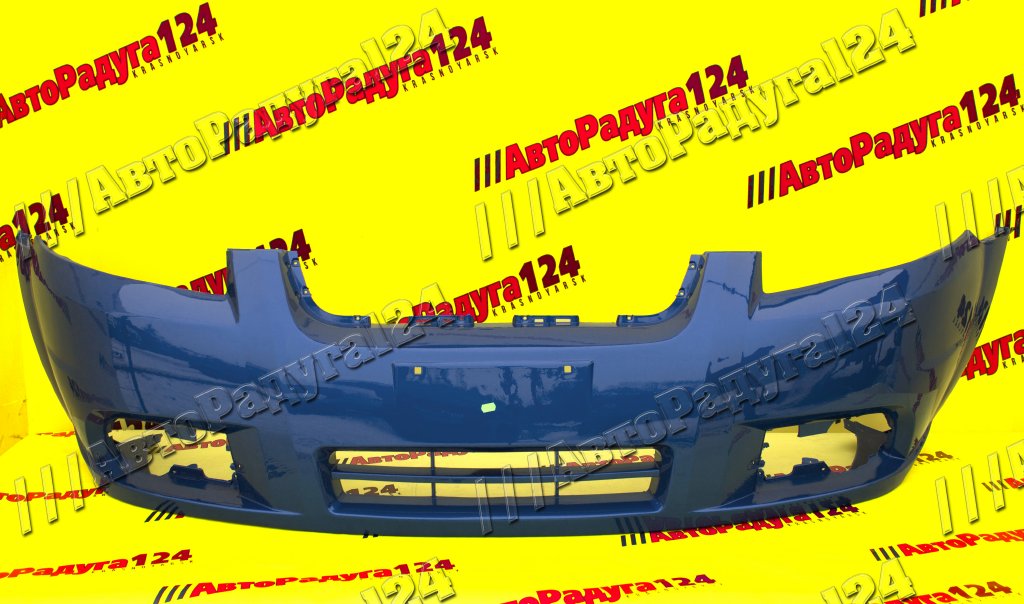 Бампер Chevrolet Aveo, Шевроле Авео (2006-2011) Седан (T250) передний Impression Blue (20U) (Д)