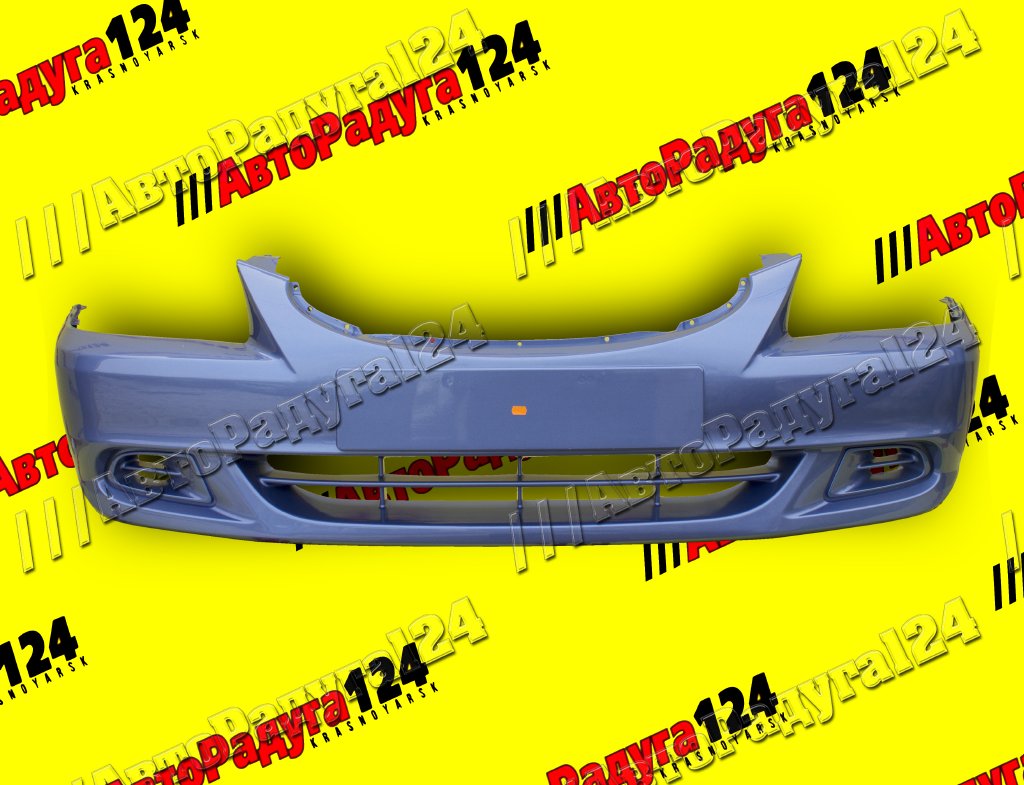 Бампер Hyundai Accent, Хендай Акцент передний Синее небо (V01)
