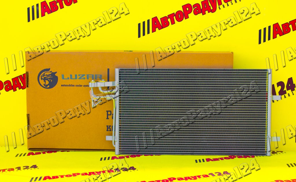 Радиатор кондиционера Ford Focus 2 (2005-2011), Volvo C30/S40/V50 (2004-2012) (LRACFDFS03348)(LUZAR)
