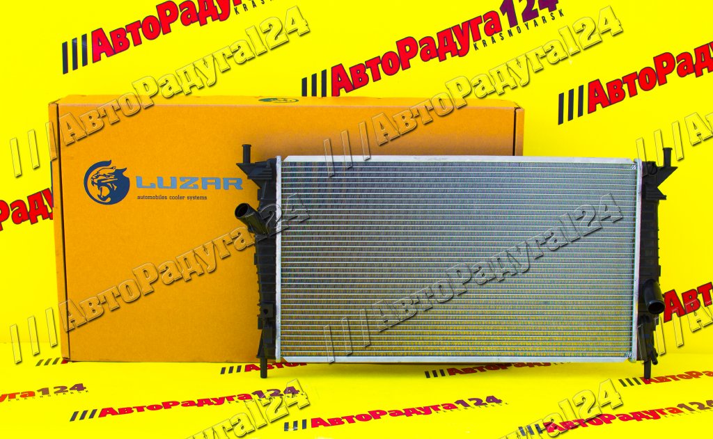 Радиатор основной Ford Focus 2 (2005-2010), Mazda 3 (2003-2009), Volvo S40 (LRCFDFS03392)(Luzar) (П)