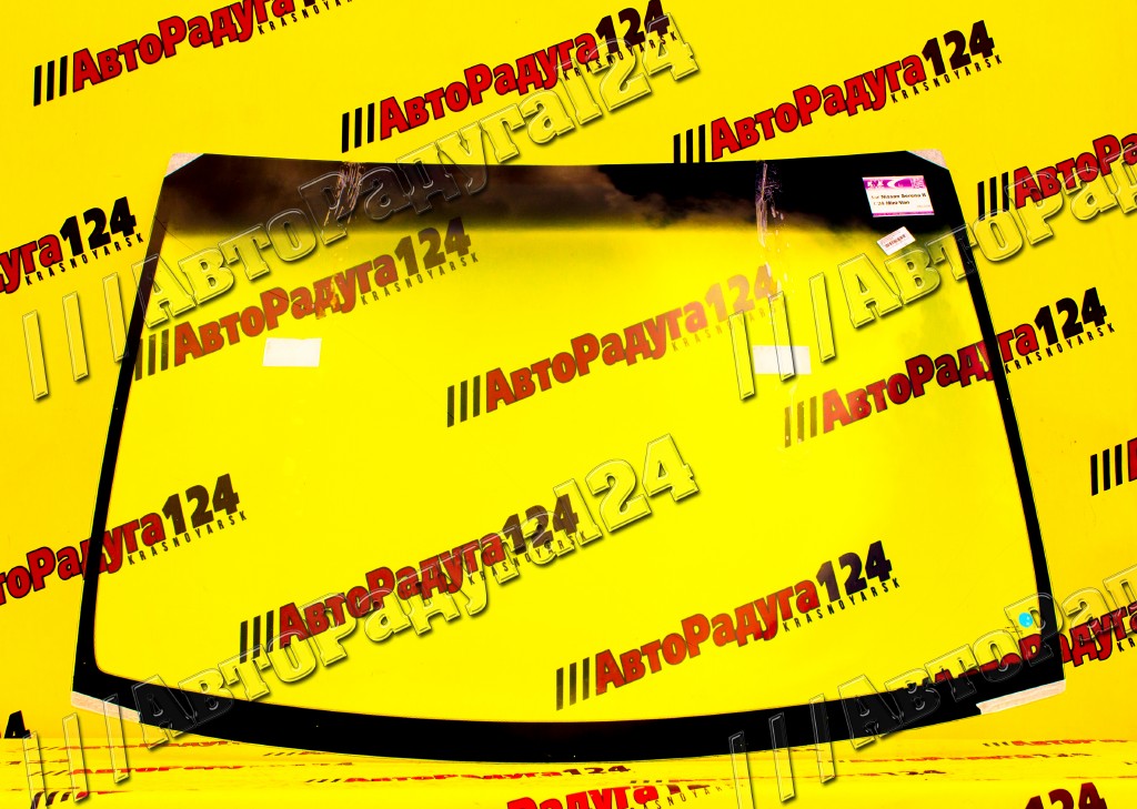 Стекло лобовое Nissan Serena (1999-2005) (С24) (LHD/RHD) шелк, без ДД (1405*1001) (NIST0059)