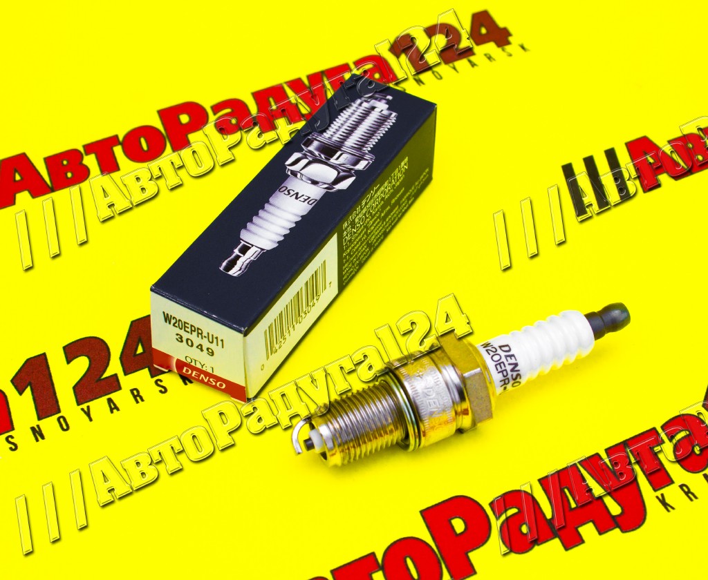 Свеча ВАЗ 2109, 2110, 2115, 2170, 2190 инжектор (8-ми кл.) (W20EPRU11) [3049] (DENSO)