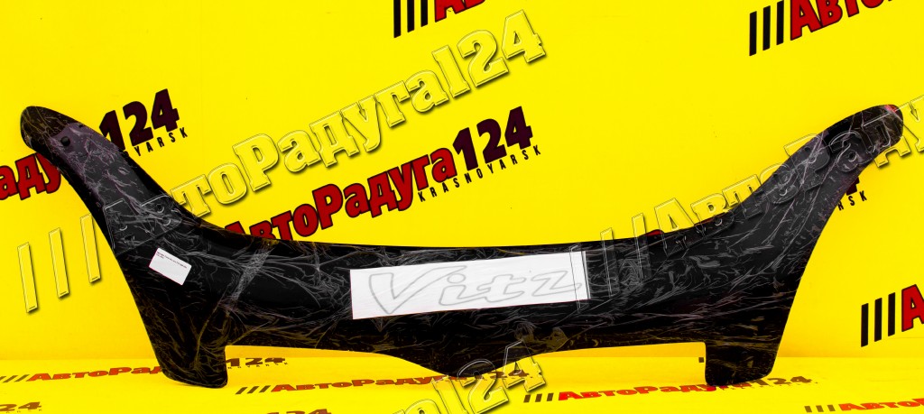 Мухобойка Toyota Vitz (1999-2005) (P10) Евро (дефлектор капота) [T137Vitz] (RedNsk)