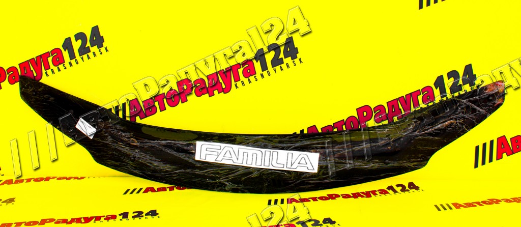 Мухобойка Mazda Familia (2001-2004) (дефлектор капота) [Ma012] (RedNsk)