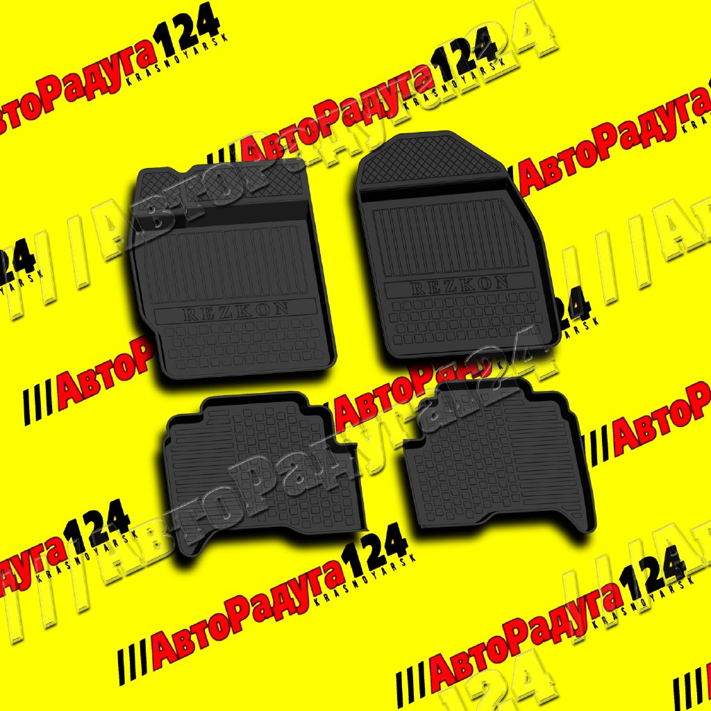 Коврики салонные Lifan X50 (2015-Н.В.) резиновые [1022020100] (REZKON)