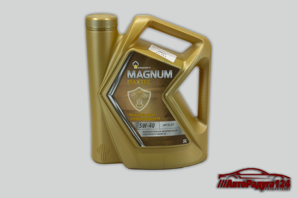 Масло моторное  5W40 п/с Rosneft Magnum Maxtec  5л (API SL/CF) (40814650)