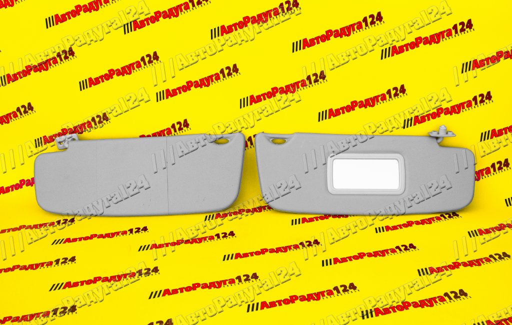 Солнцезащитный козырек ВАЗ 1118 (с зеркалом) без коробки (1118-8204010/11)