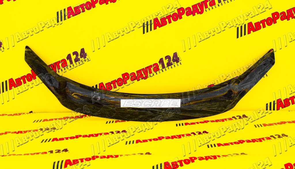 Мухобойка Ford Escape (2007-2012) Евро (дефлектор капота) [F003] (RedNsk)