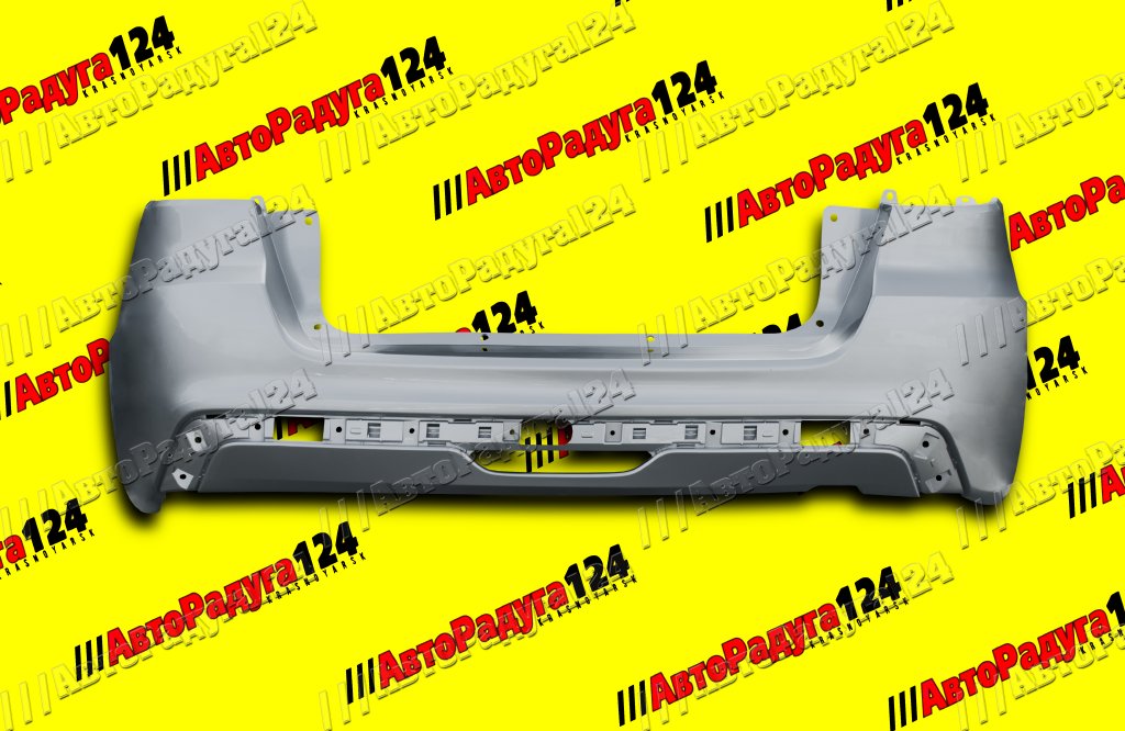 Бампер ВАЗ 2191  (2018-) Лада Гранта 2 лифтбек, Lada Granta 2 liftback задний Платина (691)