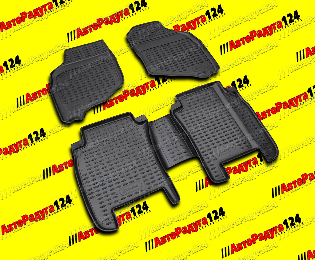 Коврики салонные Honda Jazz (2001-2008) полиуретан [NLC.18.05.210] (Компл. 4 шт)