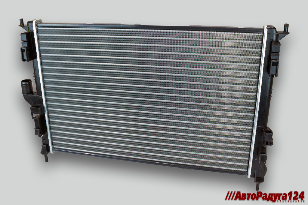 Радиатор основной Лада Ларгус, Renault Logan (08-), Duster (10-) MT с АС [ACRM003] (Miles)
