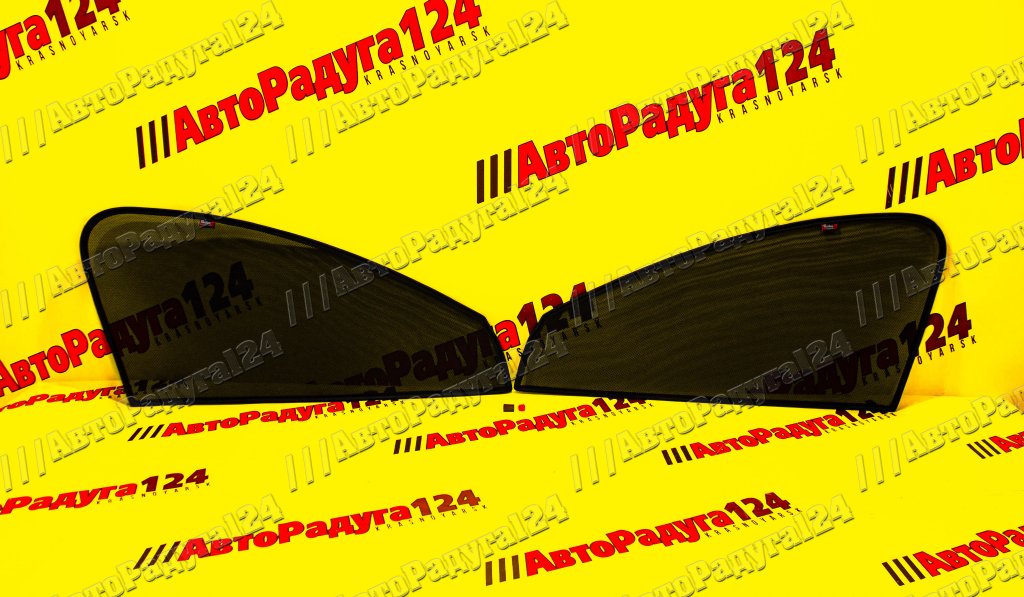 Шторка окна каркасная Лада Веста (тонировка) магниты клеевые, передняя (к-т-2 шт.)