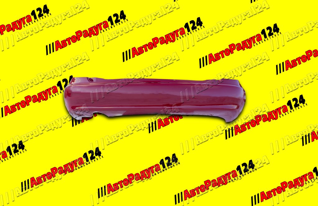 Бампер Chevrolet Lanos, Шевроле Ланос (2002-) задний Marsala Red (31V4)
