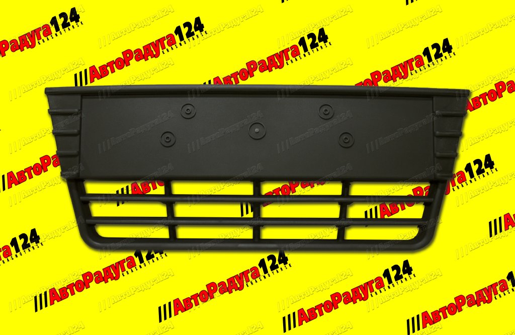 Решетка бампера Ford Focus 3 (2011-2015) центральная черная (JH09FCS12017B) (Autotop)