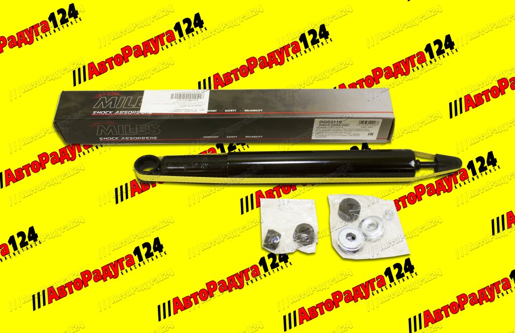 Амортизатор Lifan X60, Toyota Rav 4 (1994-2005), Chery Tiggo задний (DG02119) (Miles)