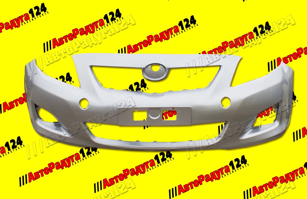 Бампер Toyota Corolla, Тойота Королла (2006-) седан передний Ultra Silver (1F7)
