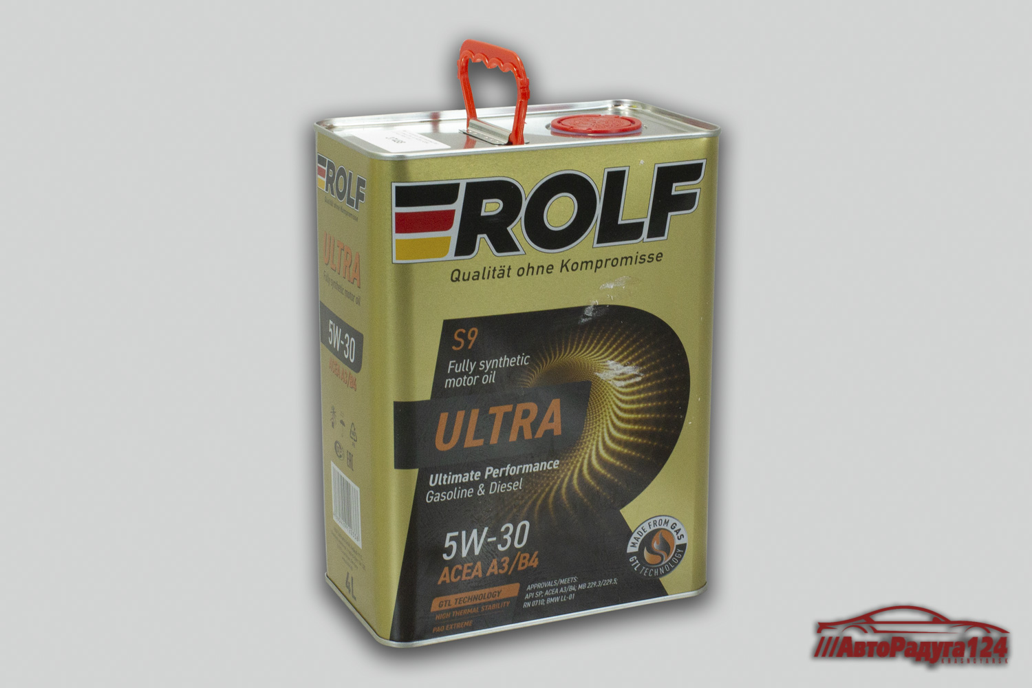 Масло моторное  5W30 синтетика Rolf 3-Synthetic Ultra  4л (ACEA, A3/B4, SP) (323105)