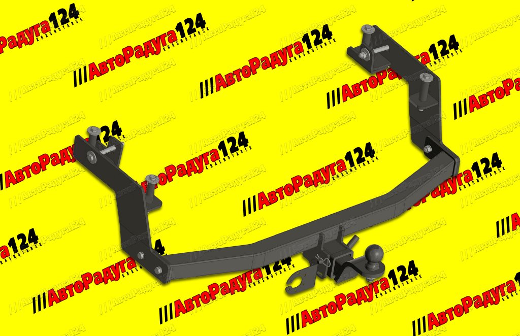 Фаркоп Toyota Probox, Succeed (2014-н.в.) 1 поколение рестайлинг (Е) (12197E) (Уникар)