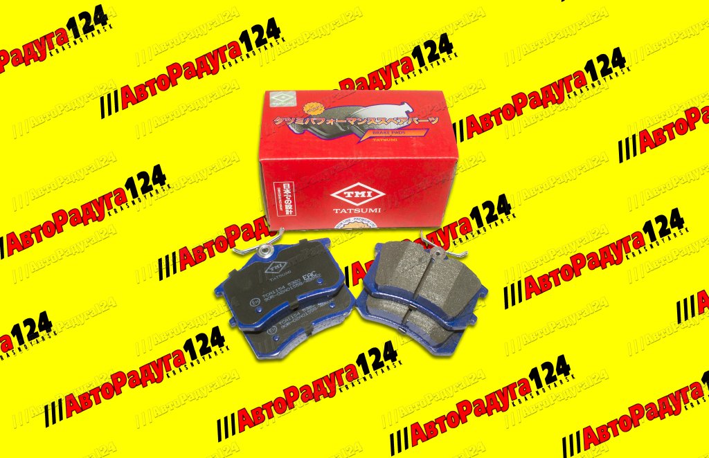 Колодки Citroen C3 (2004-) Peugeot 207, 308 (2008-), Renault Fluence (2008-) зад (TCA1154) (Tatsumi)
