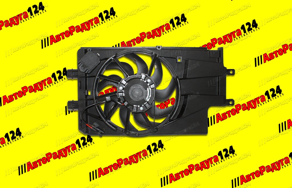 Электровентилятор основной ВАЗ 2190 с кожухом (2015-) (тип KDAC) без AC [FN-9245] (Finord)