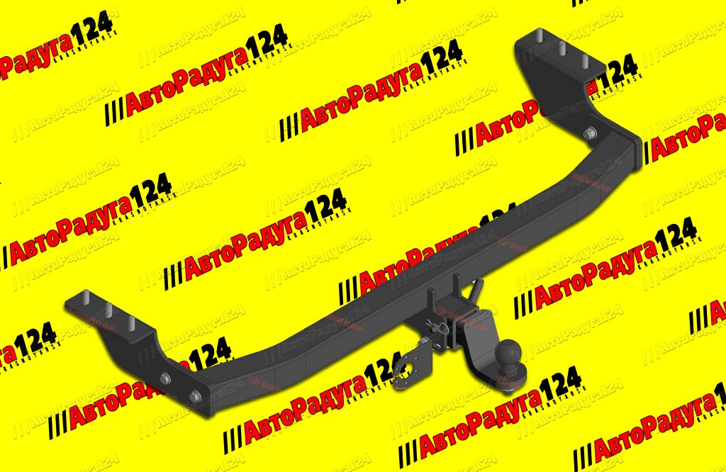 Фаркоп Toyota Fortuner (2015-н.в.) (AN160) 2 поколение (Е) (19088A) (Уникар)