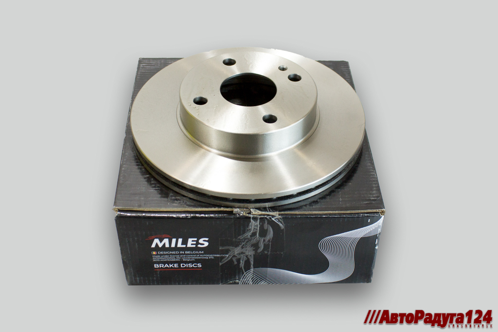 Диск тормозной Mazda Demio, Familia, 323 передний D=235мм (K000552) (Miles)