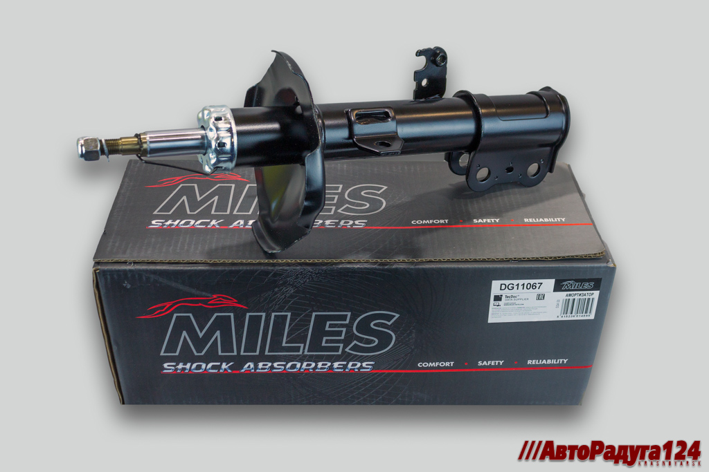 Стойка Toyota Corolla (2002-2007) передняя левая (DG11067) (Miles)