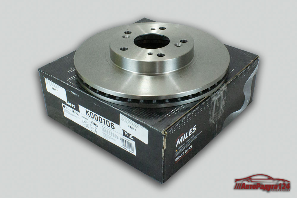 Диск тормозной Honda Civic (2001-2006), CR-V (2002-2006) передний вент. D=281.7мм. (K000106) [Miles]