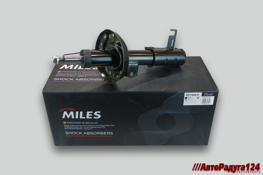 Стойка Chevrolet Cruze 1.6/1.8 (2012-) газовая передняя левая (DG11609-01) (Miles)