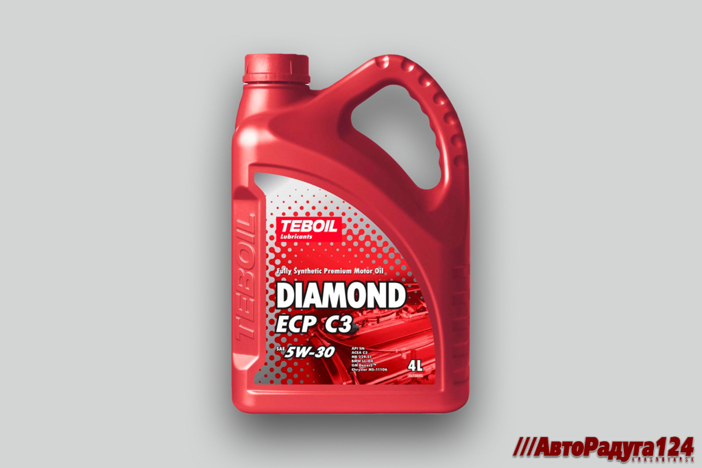 Масло моторное  5W30 синтетика Teboil Diamond  ECP  4л (API: SN, ACEA C2, C3) (3453876)