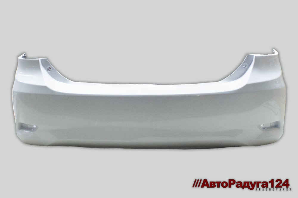 Бампер Toyota Corolla, Тойота Королла E150 (рестайлинг) (2011-) седан задний Super White (040)