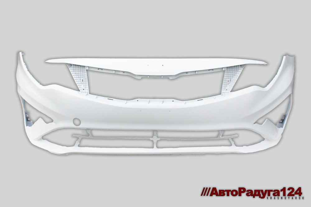Бампер Kia Optima, Киа Оптима (2018-2021) передний Clerar White, Белый (UD)