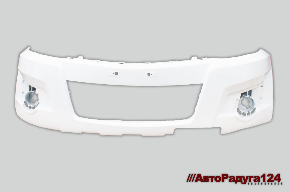 Бампер Great Wall Hover H3 (2010-2014) передний под ПТФ Белый, White (YB)